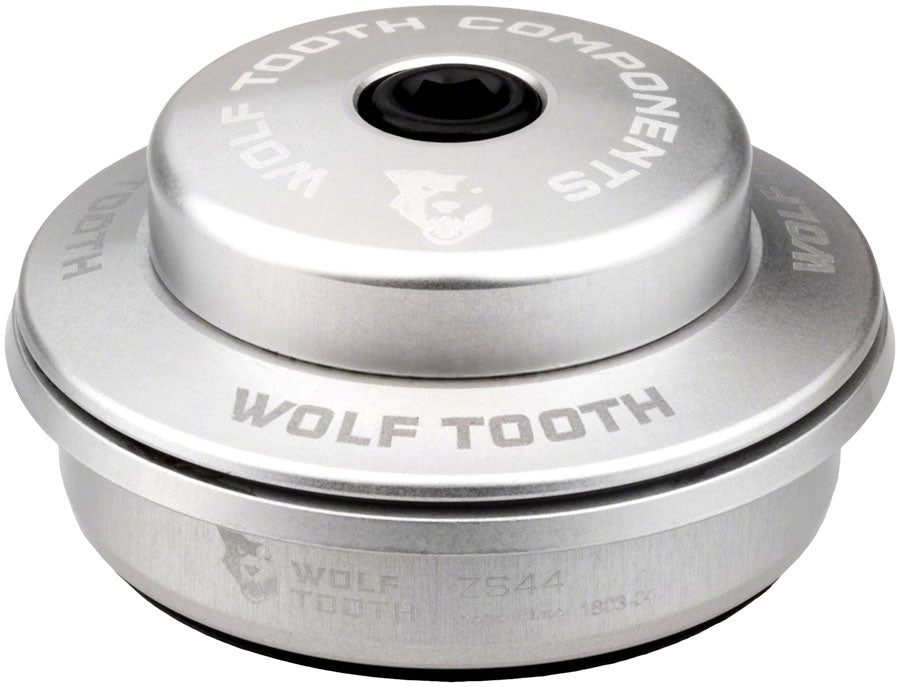 Wolf Tooth Performance Headset - ZS44/28.6 Superior 6mm Apilado Plata Cruda