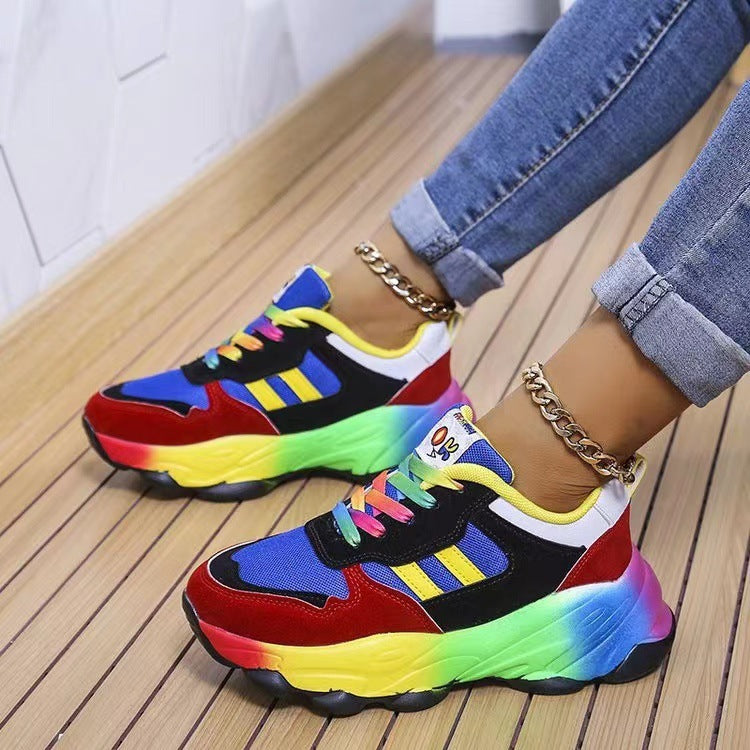 Zapatos Papá de Color Primavera y Otoño