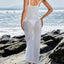 Sleeveless Knit Cover-Up Dress with Side Cutouts