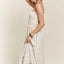 Boho-Inspired Smocked Floral Ruffled Hem Cami Dress