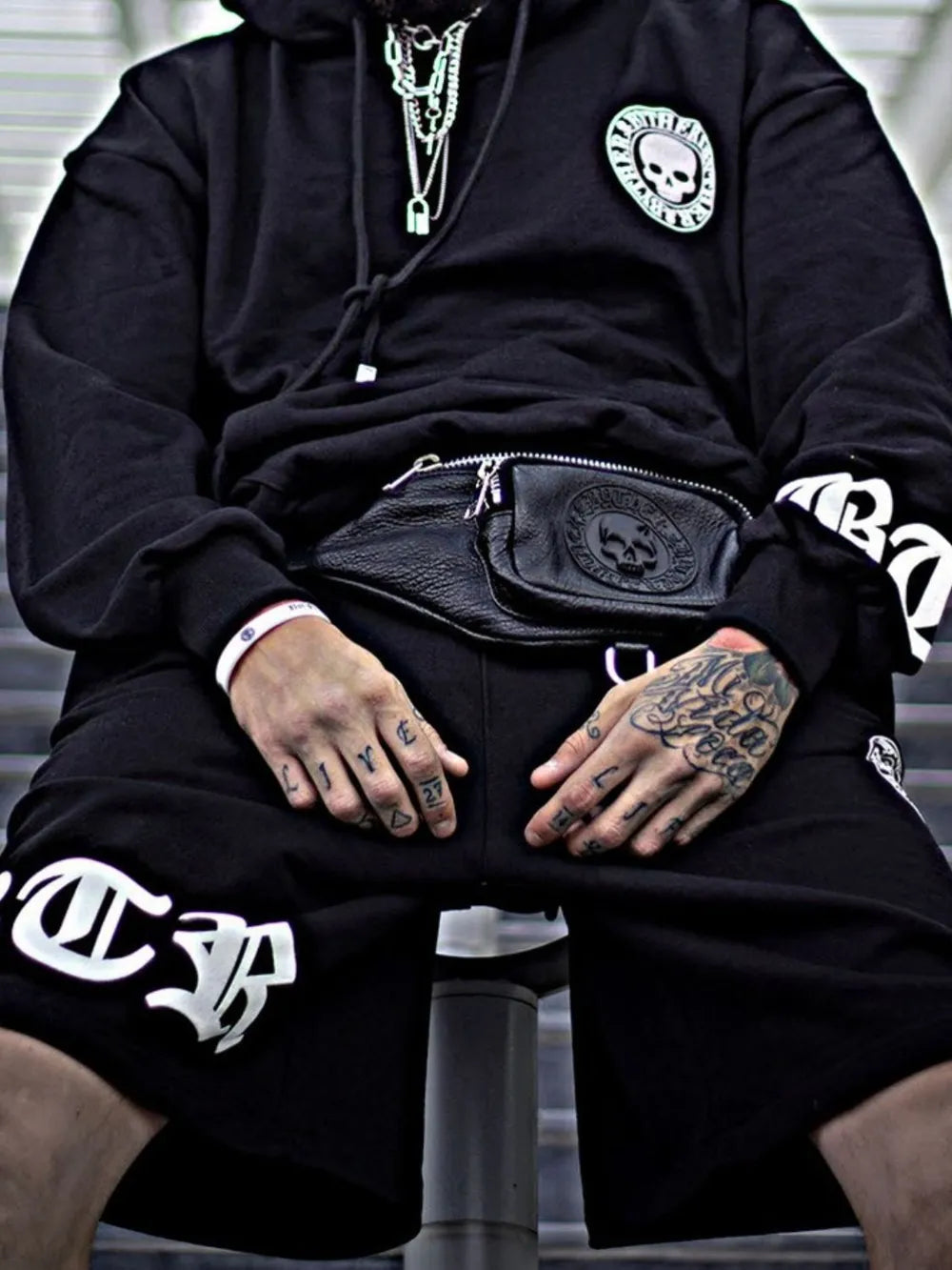Men's Plus Size Elastic Waist Jogger Shorts