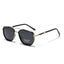 Lunettes de soleil carrées polygonales polarisées