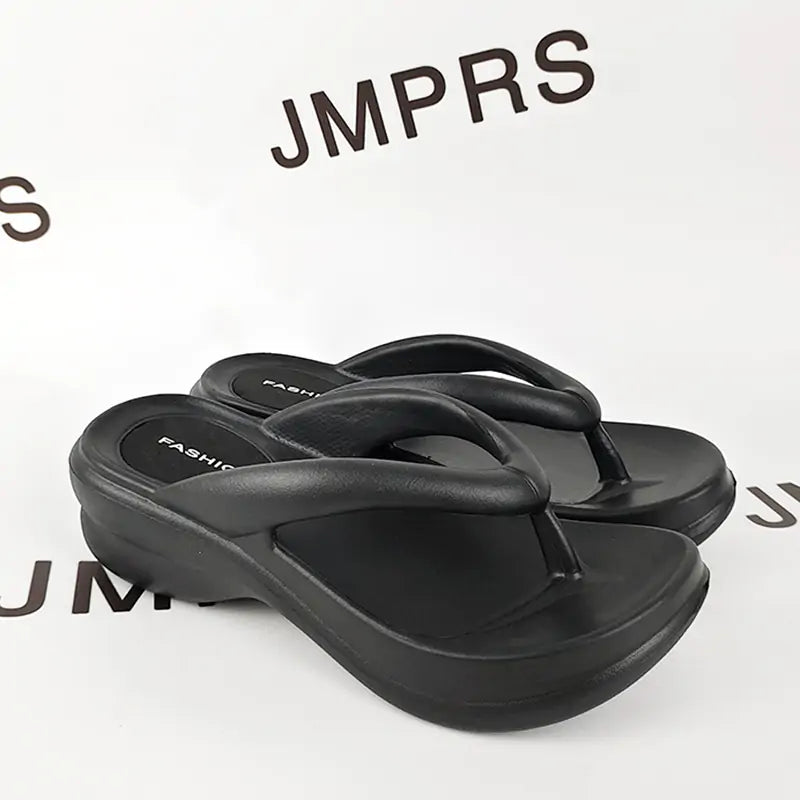 Toe Wedge Heels Sandals for Summer Style