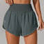 Shorts Actifs Taille Haute avec Poches