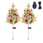 Relleno de Urna de Árbol de Navidad Iluminado Solar - 2 Pcs