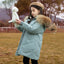 Children's Mid-Length Down Jacket - Stylish Winter Coat
