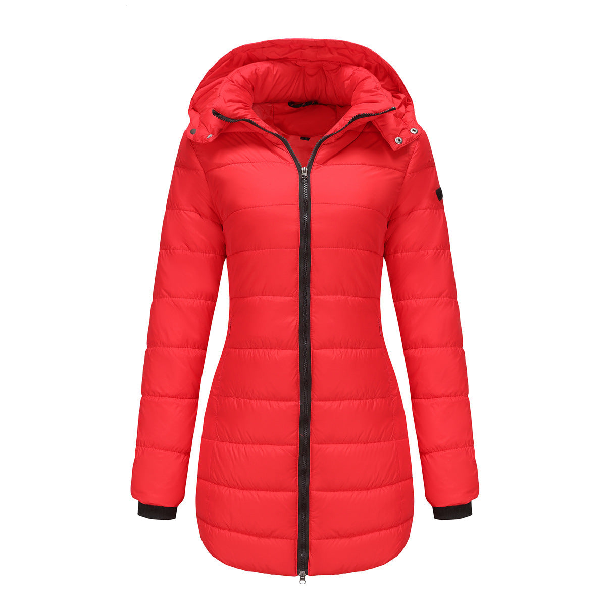 Veste imperméable en coton matelassé à manches longues