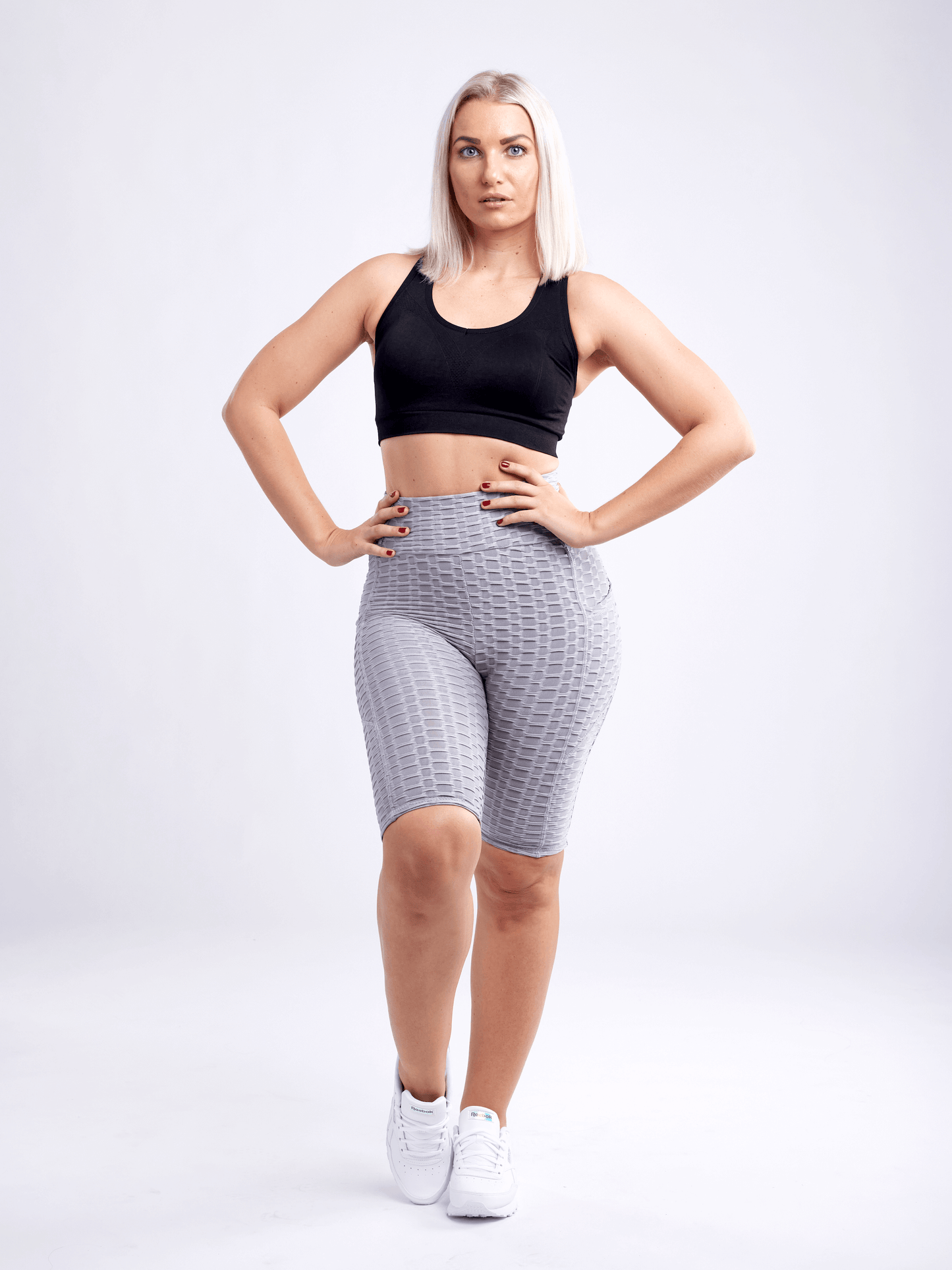 Shorts de yoga taille haute à fronces JupiterGear avec poches