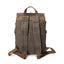 Sac à dos de voyage en toile cirée vintage pour hommes