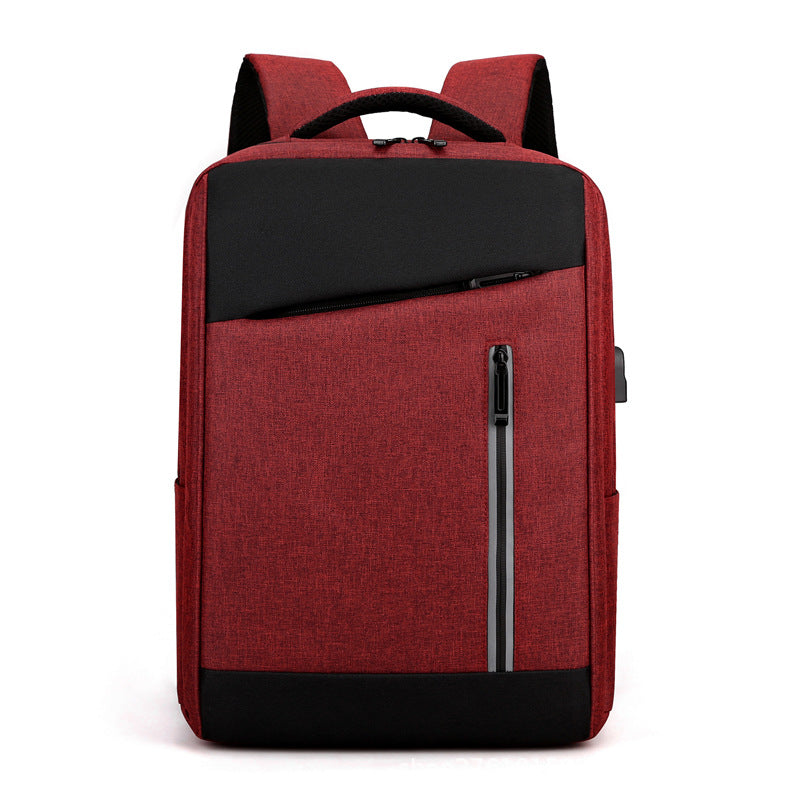 Large Capacity Business Casual Laptop Backpack with USB Charging