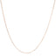 Collier en chaîne en papier clip en or jaune 14K unisexe de 1,5 mm - 18 pouces