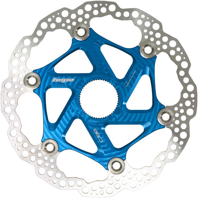 Rotore de frein à disque flottant Hope MTB Centre-Lock - 180mm Bleu