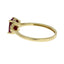 Natural 1.38ct Ruby Diamond Ring in 14KT Yellow Gold