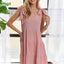 Robe Chic à Encolure en V avec Épaules à Nouer pour Femmes - Polyvalente et Flatteuse