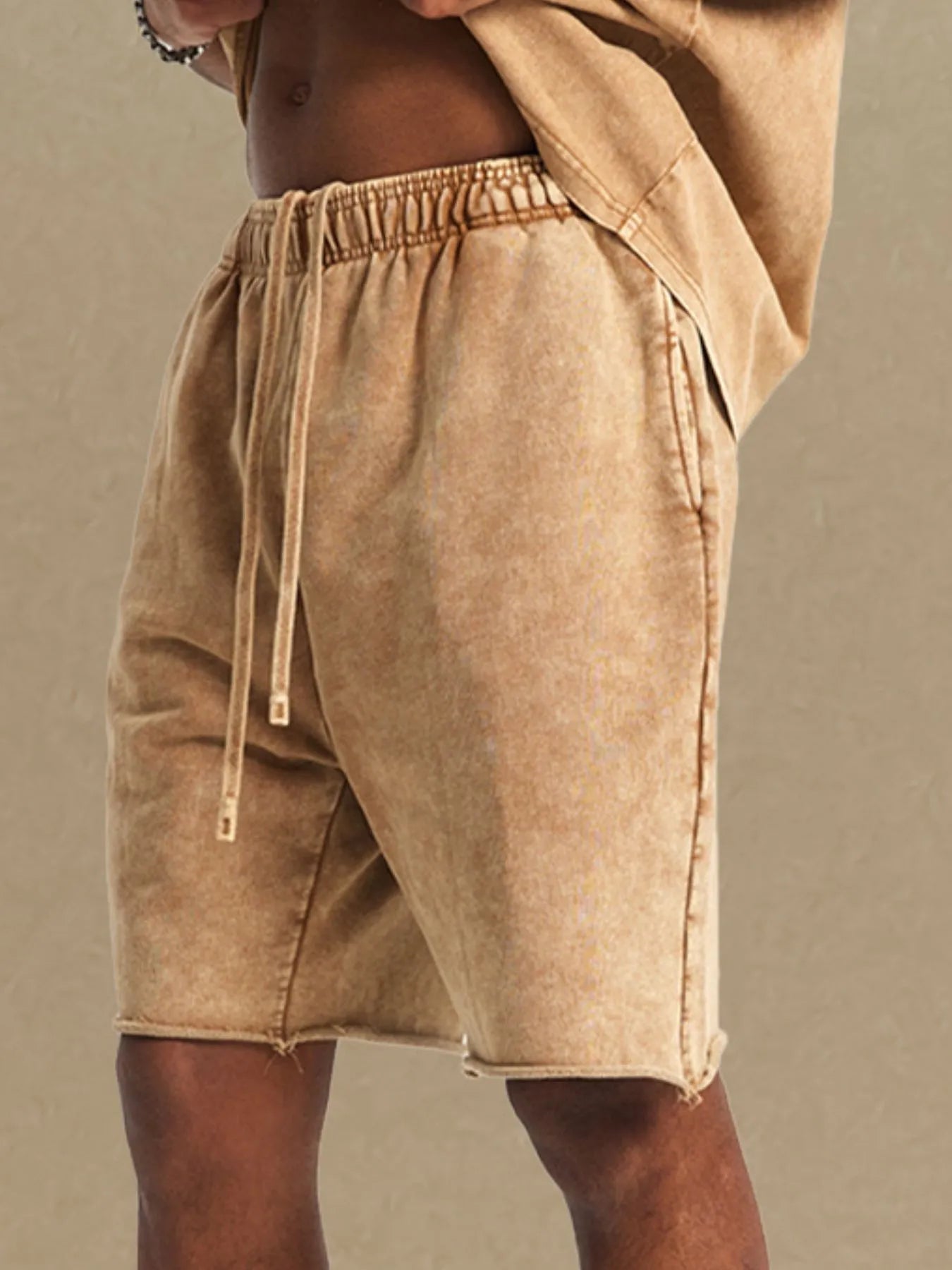 Pantalones Cortos Jogger de Cuerda para Hombre