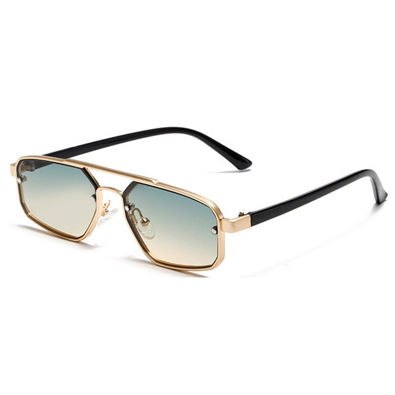 Women's Retro Small Frame Metal Sunglasses