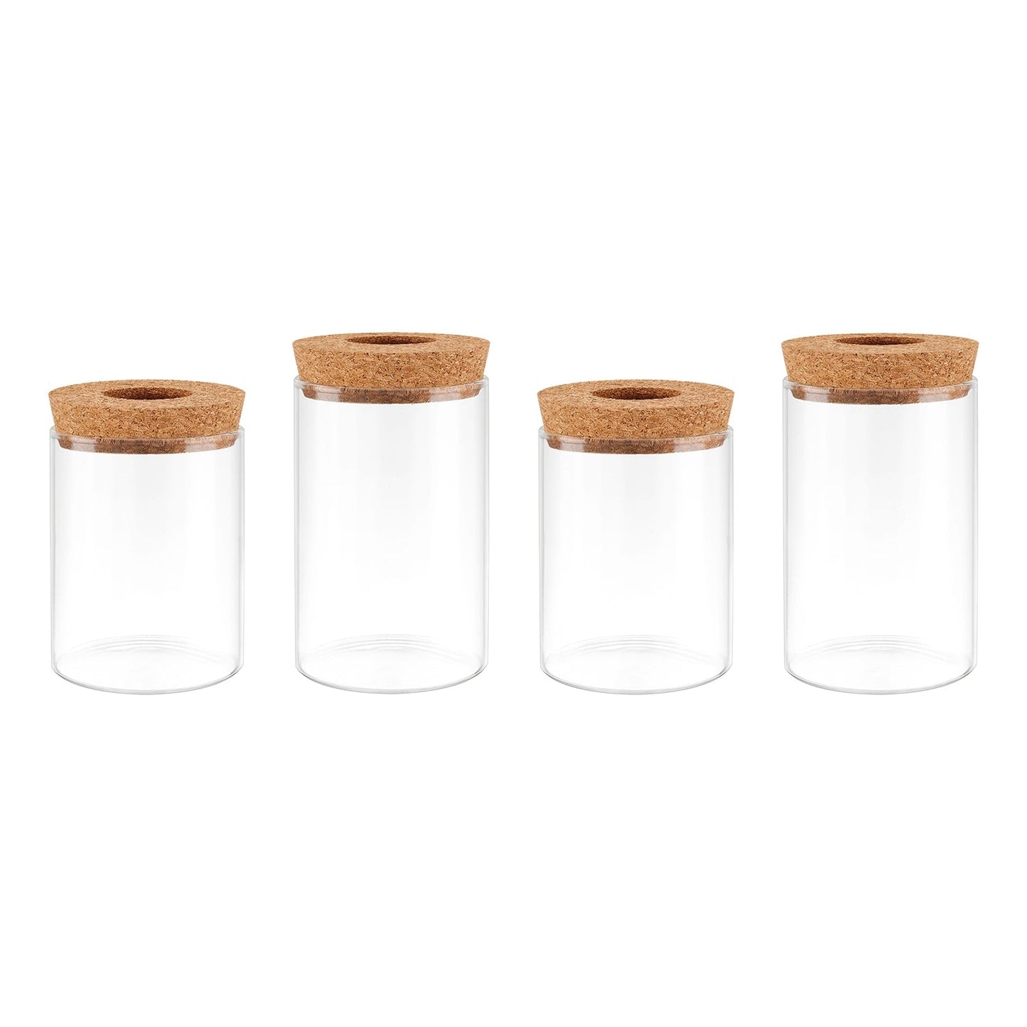Ensemble de 4 stations de propagation en verre pour plantes d'intérieur