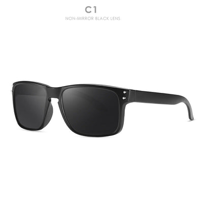 Lunettes de sport carrées pour hommes et femmes - Multi-couleur