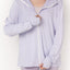 Cardigan à capuche tricoté protecteur UV