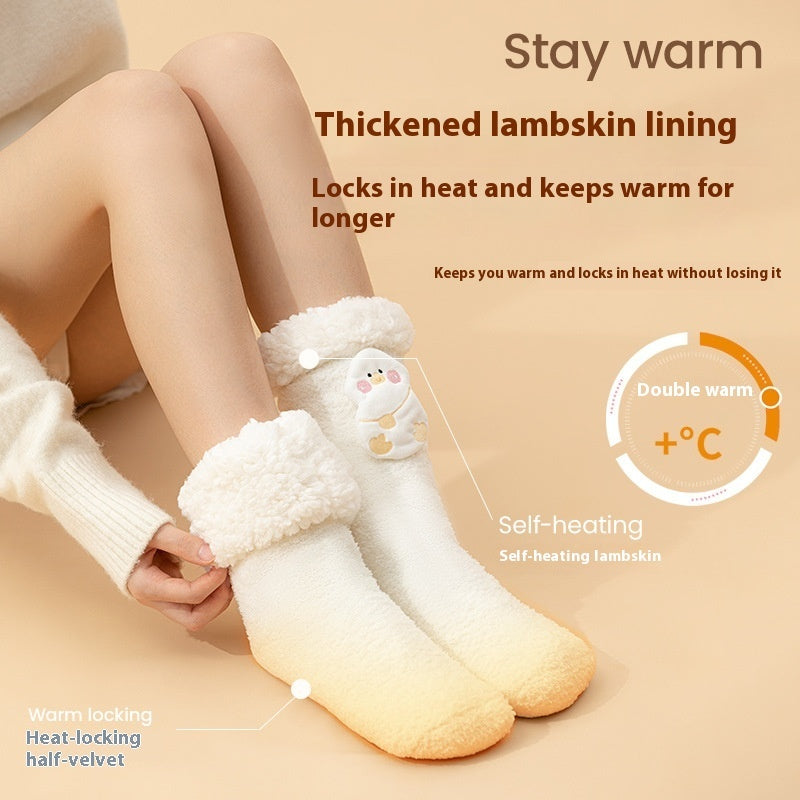 Thickened Fleece Electric Heating Socks