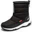 Men's Waterproof Snow Boots - Fleece-Lined Hiking Shoes