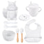 Premium Baby Silicone Feeding Set for Easy Mealtime