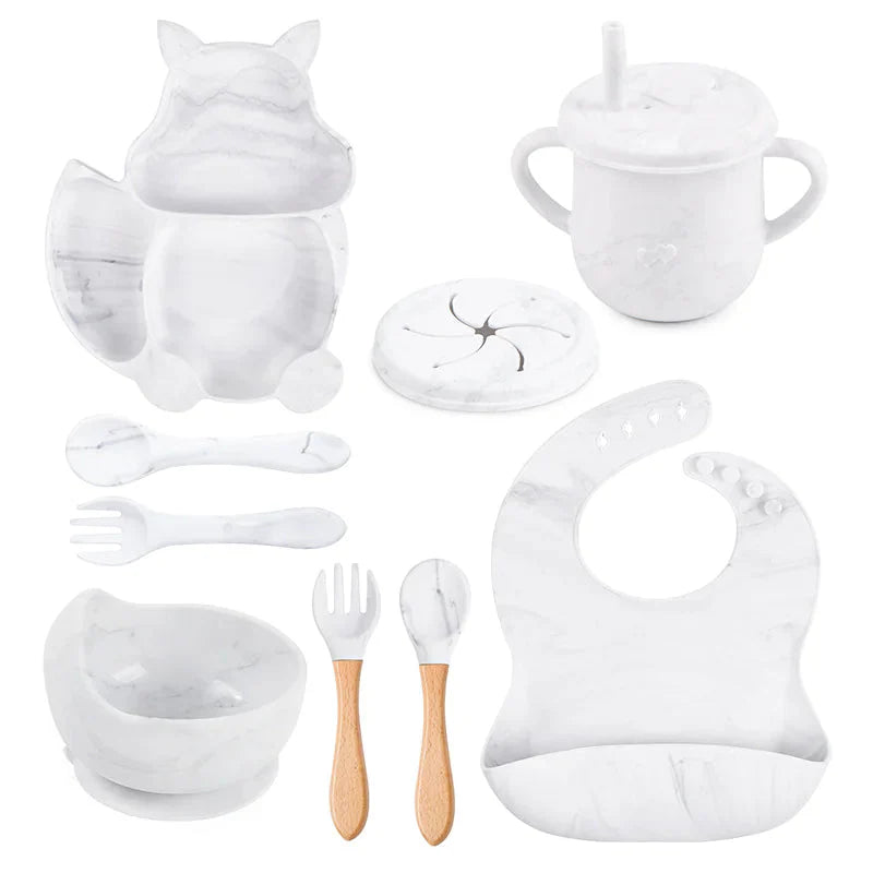 Premium Baby Silicone Feeding Set for Easy Mealtime