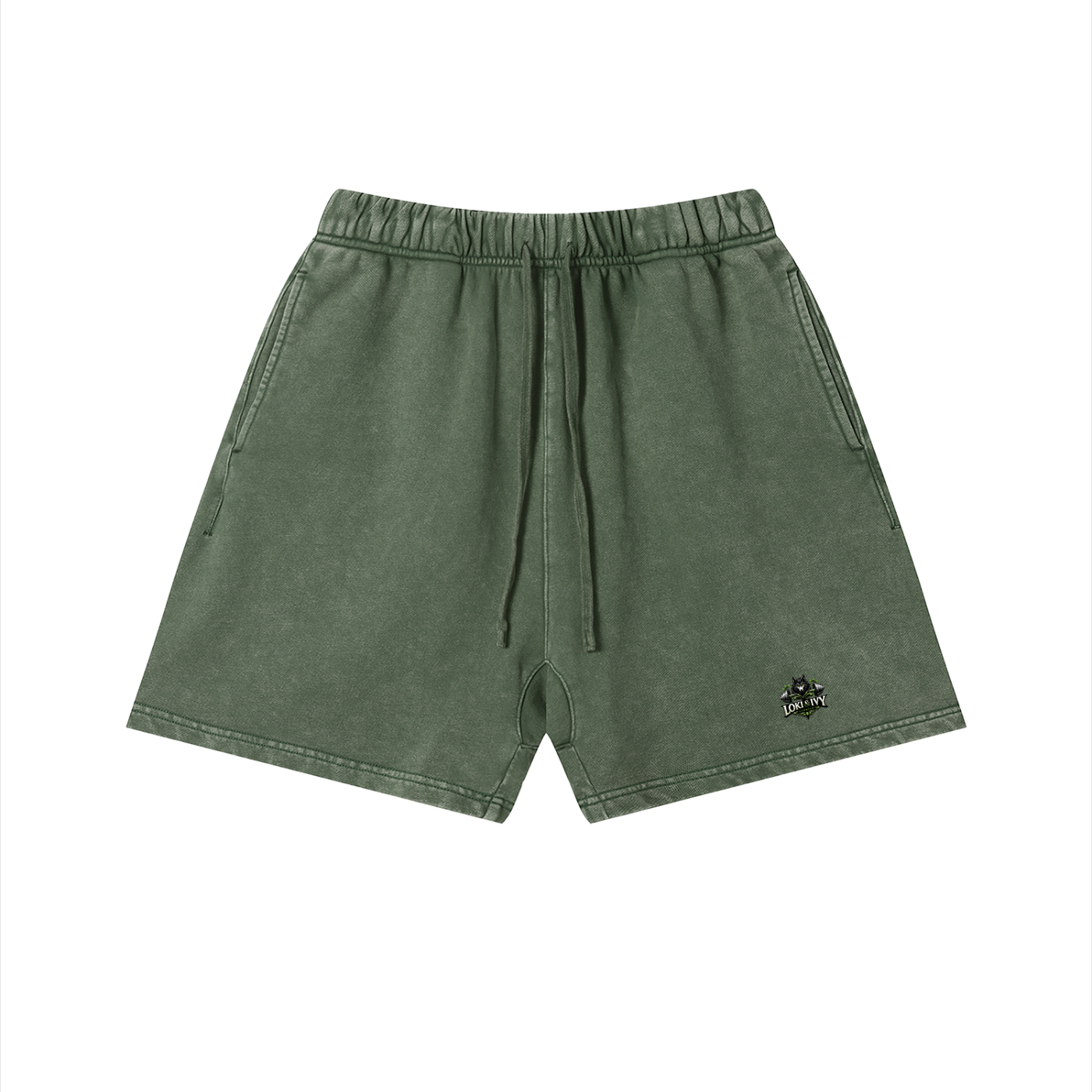 Pantalones Cortos de Algodón Vintage Wash Unisex Loki & Ivy