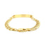 Bracelet ID en chaîne Curb pour homme en or jaune 14k - 8,5 pouces