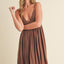Elegant Summer Ruched Mini Cami Dress for Women