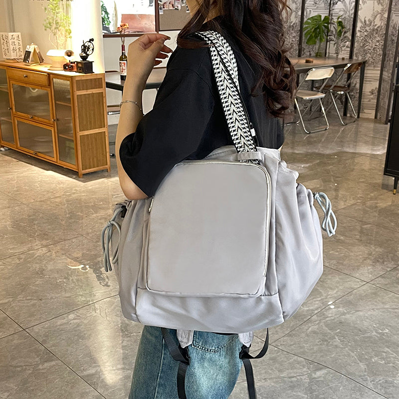 Bolsa de mamá de tela de nailon - Tote de gran capacidad para viajar