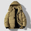 Chaqueta de Algodón Acolchada Impermeable de Dos Piezas Cálida