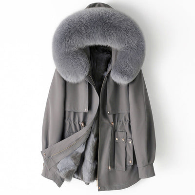 Premium Thickened Detachable Fur-Liner Coat