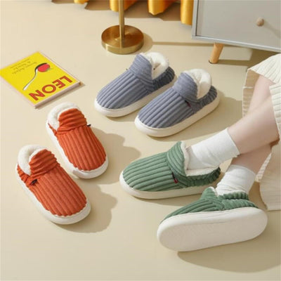 Stylish Winter Plush Slippers for Indoor and Outdoor Comfort