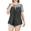 Women's Floral Printed Summer Blouse - Casual Short Sleeve Top