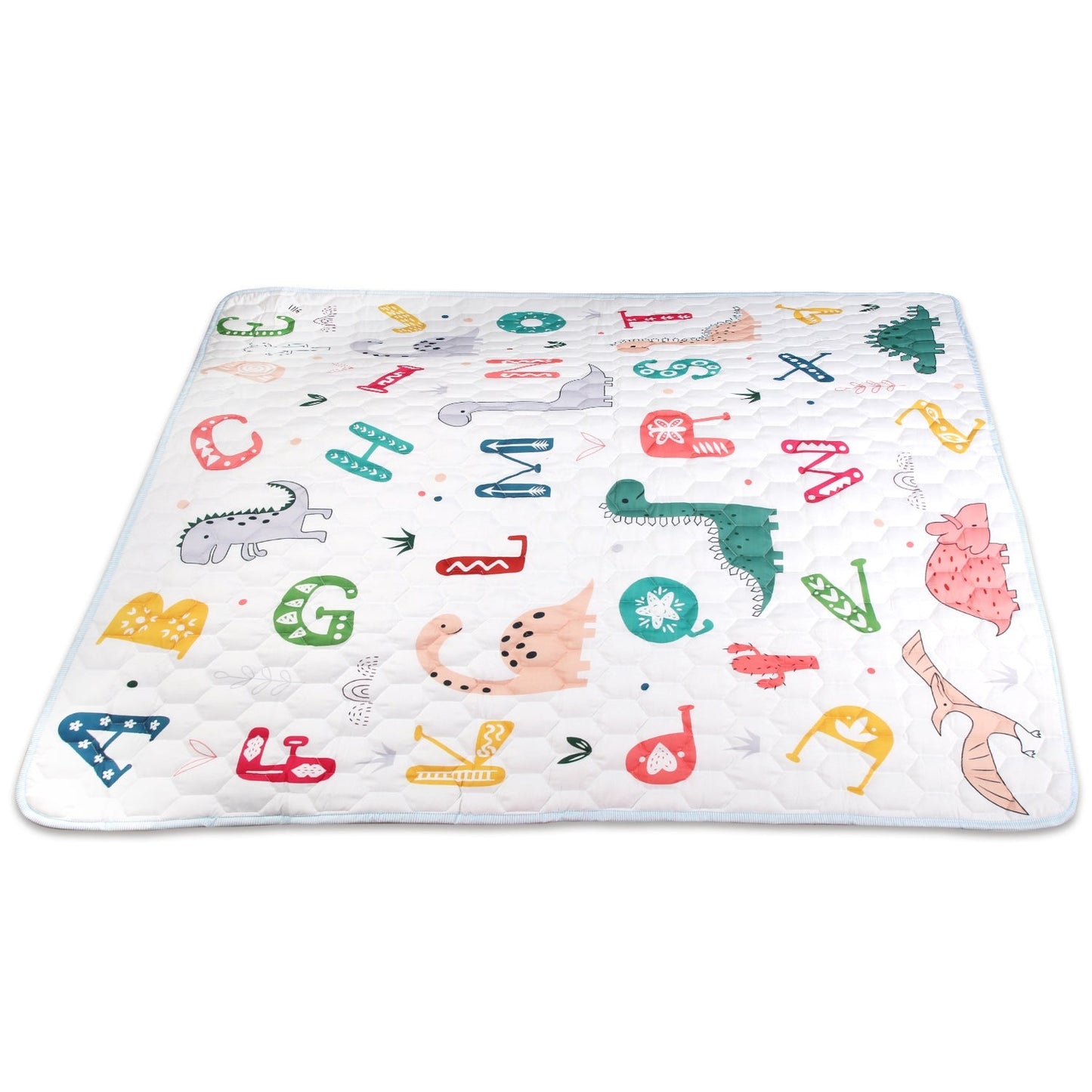 Alfombra de Juego para Bebés Antideslizante de 50x50 Pulgadas - Plegable y Lavable