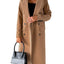 Double Breasted Lapel Coat - Premium Winter Overcoat for Women