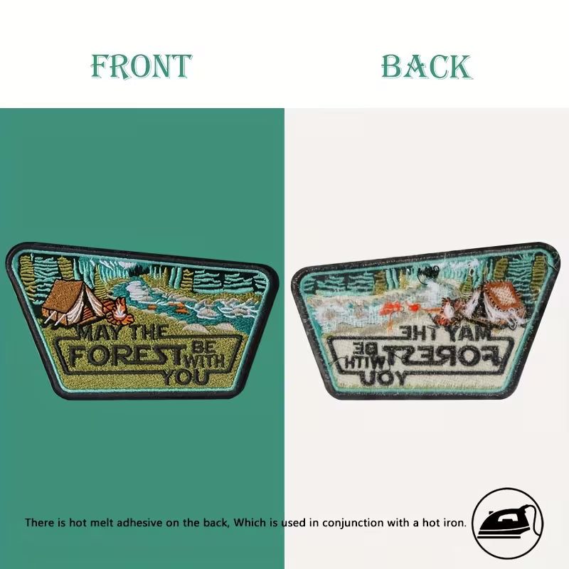 Que la forêt soit avec vous Patch thermocollant