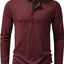 Men's Button Detail Long Sleeve T-Shirt