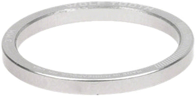 Wolf Tooth Precision Headset Spacer - 3mm Raw Silver