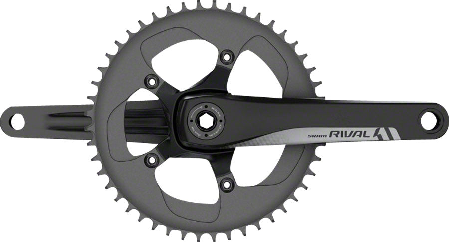 SRAM Rival 1 Crankset - 170mm 10/11-Speed 42t BB30/PF30 Black