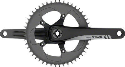 SRAM Rival 1 Crankset - 172.5mm 10/11-Speed 42t BB30/PF30 Negro