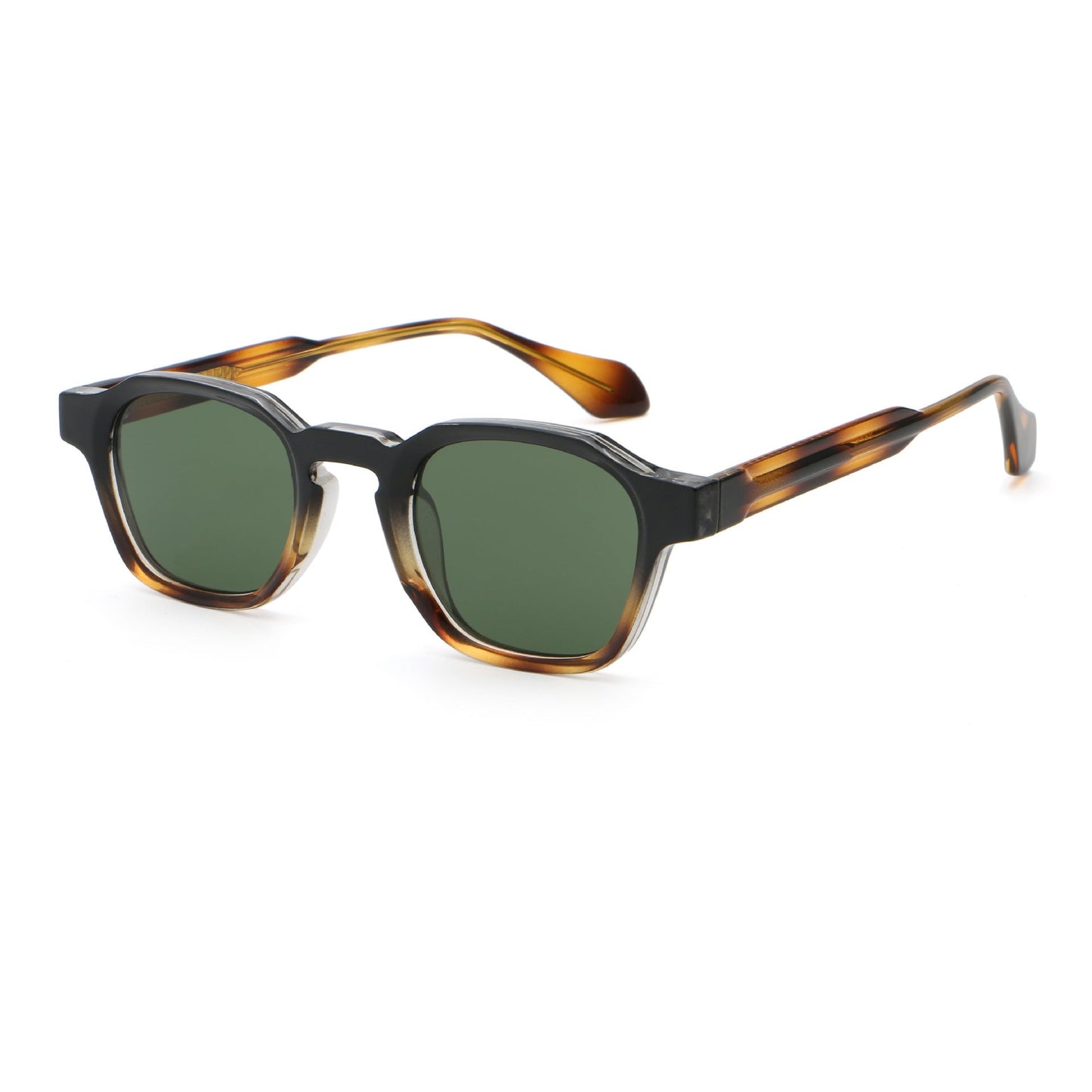 Lunettes de soleil classiques en acide propionique avec épingle de protection solaire