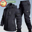 Fleece-Lined Waterproof Jacket Suit for Autumn & Winter