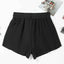 High Waisted Drawstring Swim Shorts