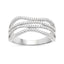 Anillo de Compromiso de Diamante Blanco de 0.46 Quilates en Oro Blanco de 14K