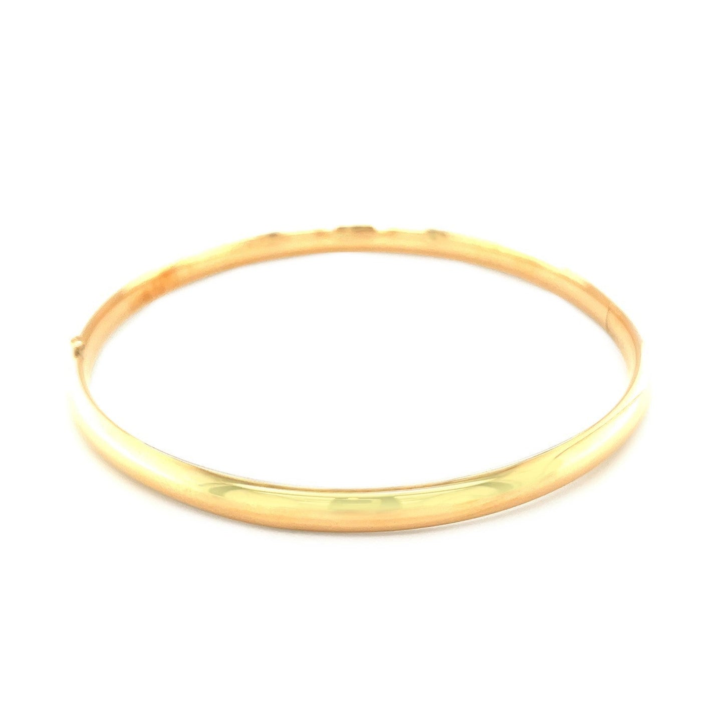 Bracelet jonc classique en or jaune 14 carats