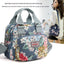 Printed Travel Water-Resistant Nylon Multi-Pocket Tote Bag
