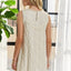 Robe Shift Sans Manches à Col Ronde avec Appliqués