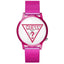 Montre Classique Guess pour Femme avec Bracelet Rouge